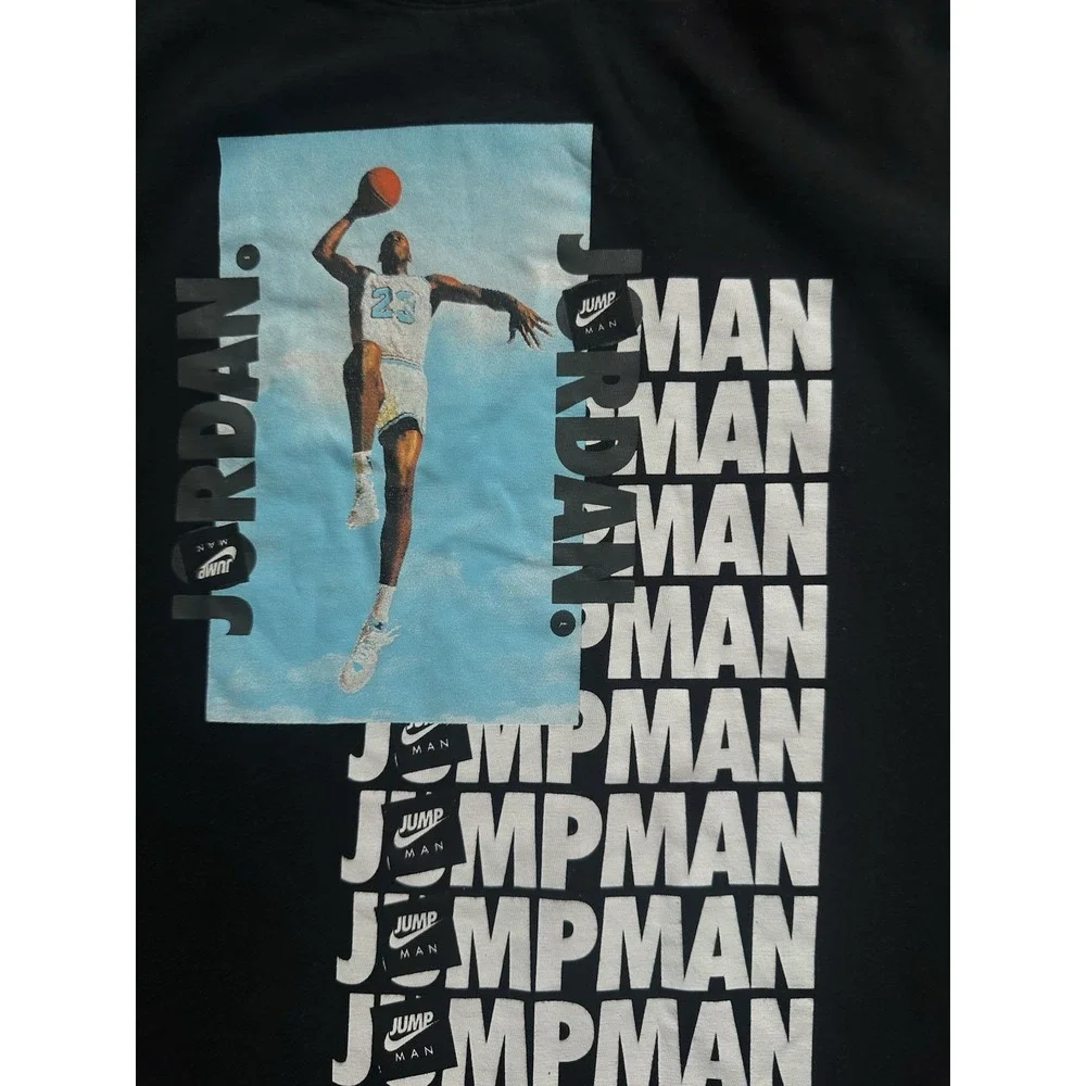 Jordan Jumpman Long Sleeve Shirt - White Size L 12-13